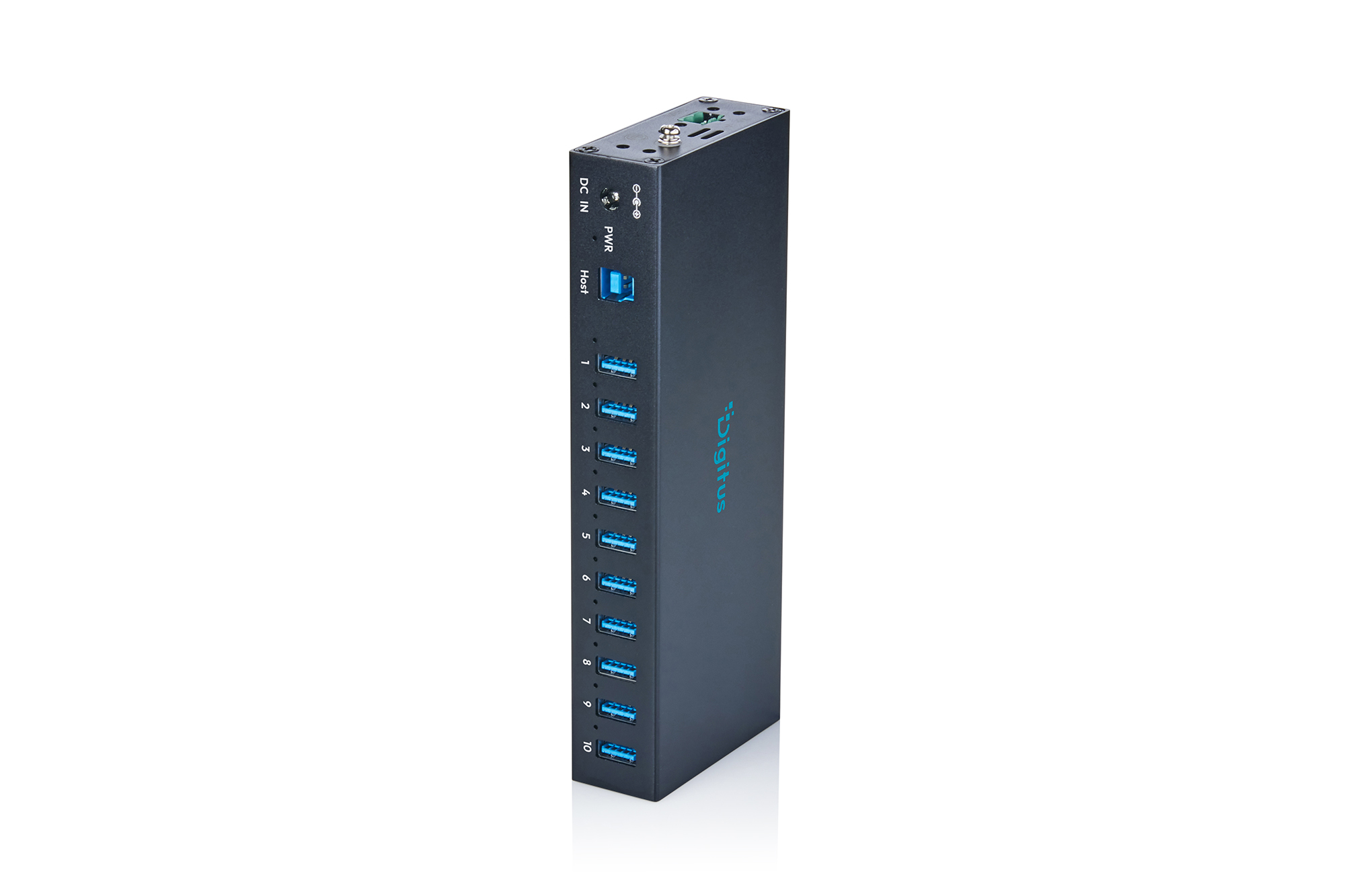 USB 3.2 Gen 1 industriële hub, 10 poorten - Afbeelding 4