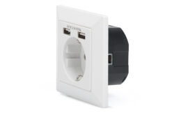 Contactdoos met 2 USB-poorten - Afbeelding 4