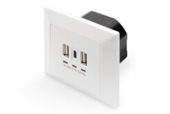 Stopcontact met USB A & USB-C™ poorten, inbouwmontage