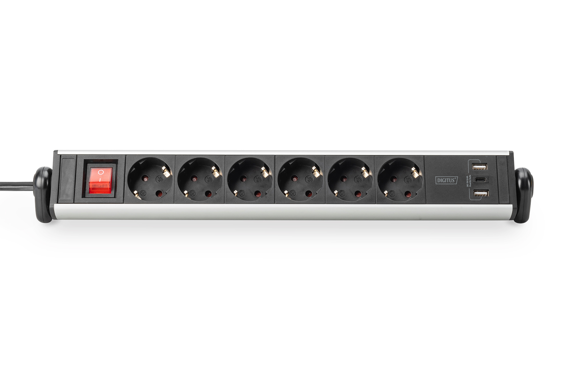 6-voudige Office-stekkerdoos met 3 USB-aansluitingen - Afbeelding 3