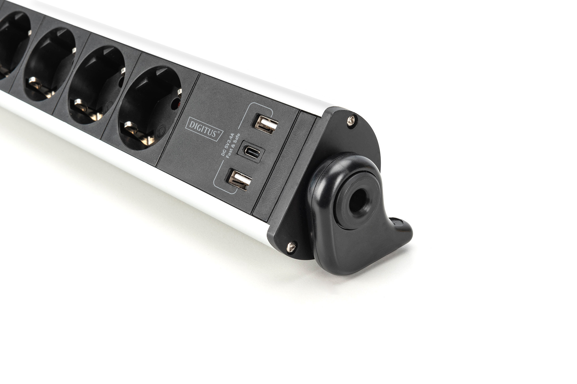6-voudige Office-stekkerdoos met 3 USB-aansluitingen - Afbeelding 5