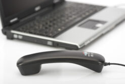 Alternative view of USB-handset