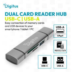 Dubbele kaartlezer & hub USB-C / USB-A - Afbeelding 8