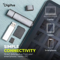 Dubbele kaartlezer & hub USB-C / USB-A - Afbeelding 9