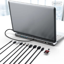 USB-C 8K-dockingstation, 12 poorten - Afbeelding 6