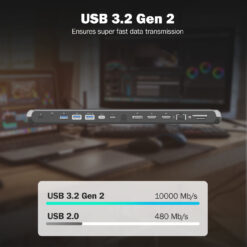 USB-C 8K-dockingstation, 12 poorten - Afbeelding 7