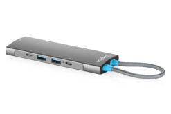 Alternative view of USB-C dockingstation, 8-poorts