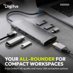 USB-C dockingstation, 8-poorts - Afbeelding 6