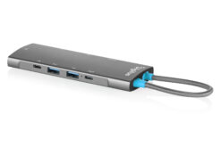 Alternative view of USB-C-dockingstation, 8 poorten
