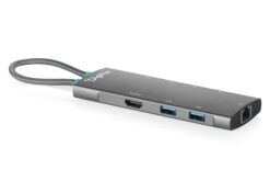 USB-C-dockingstation, 8 poorten