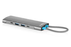 Alternative view of USB-C-dockingstation, 9 poorten