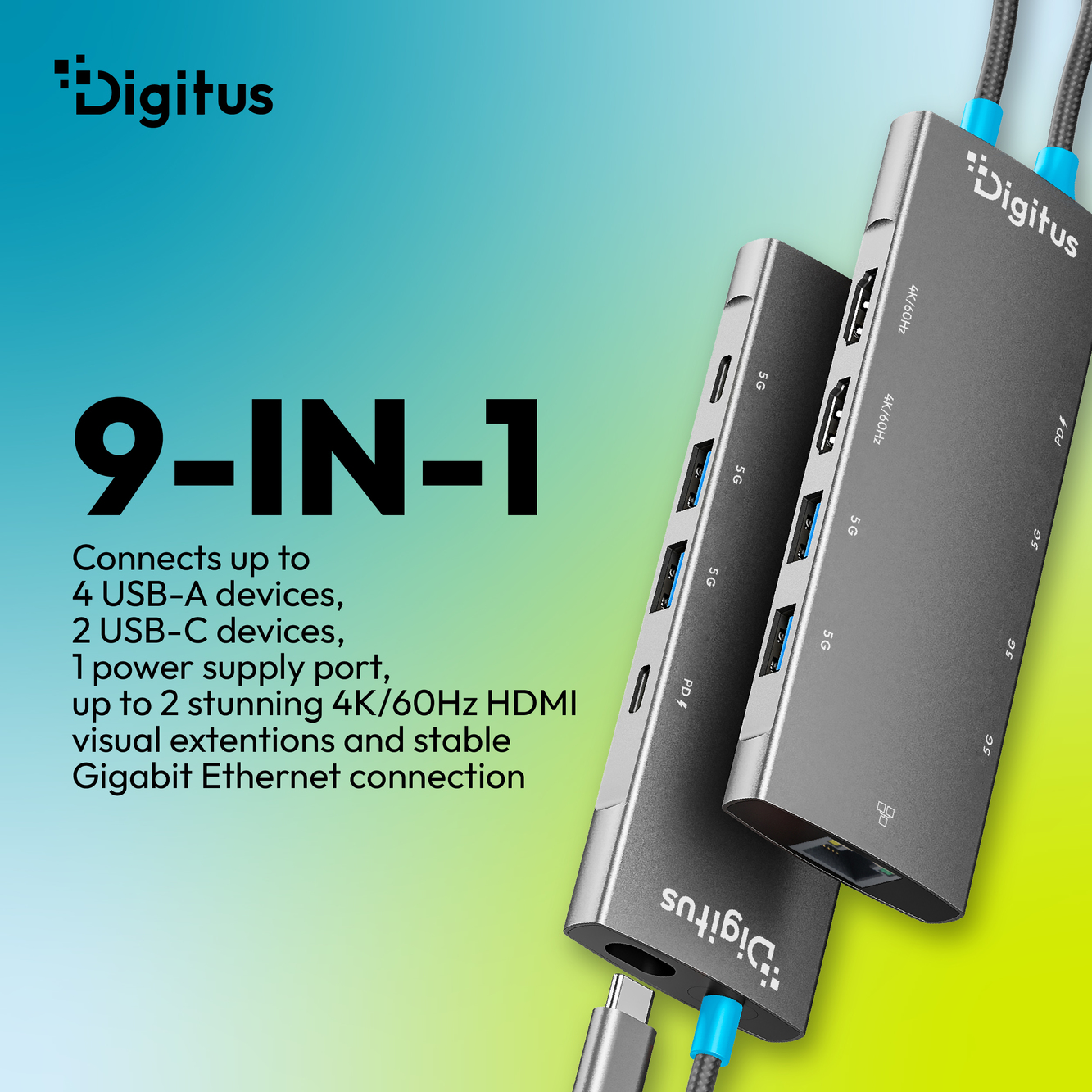 USB-C-dockingstation, 9 poorten - Afbeelding 8
