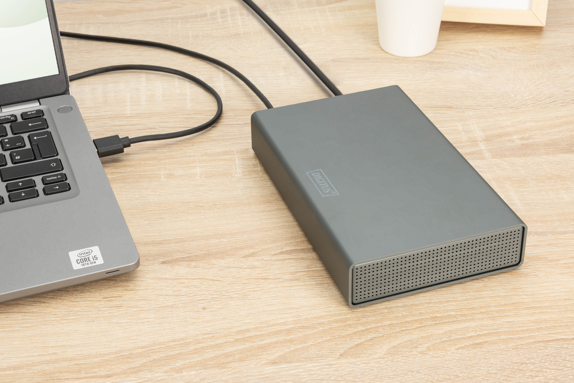 DIGITUS USB 3.0-behuizing voor harde schijf, 3,5", SATA, 16TB, aluminium - Afbeelding 7
