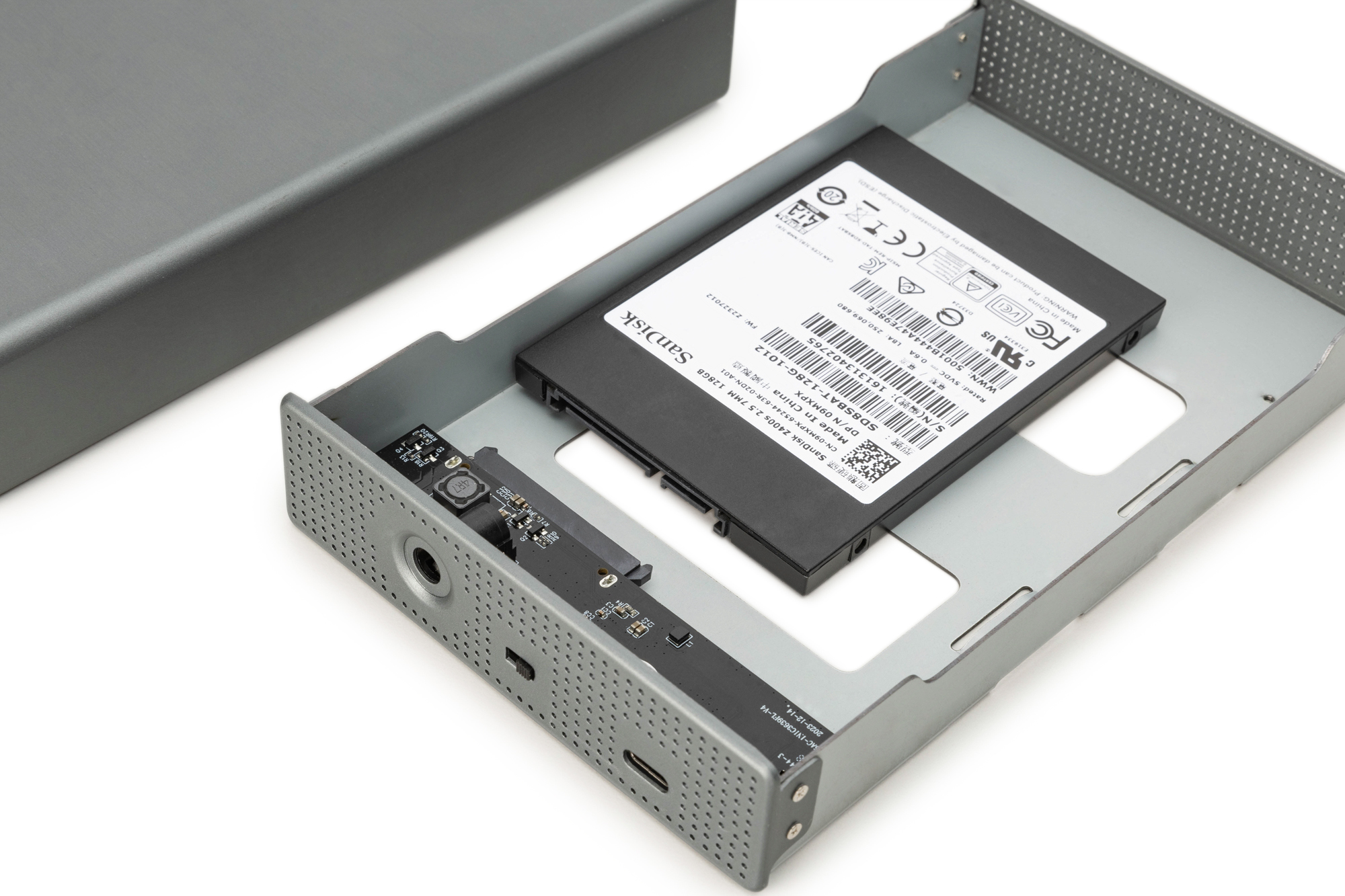 DIGITUS USB 3.0-behuizing voor harde schijf, 3,5", SATA, 16TB, aluminium - Afbeelding 4