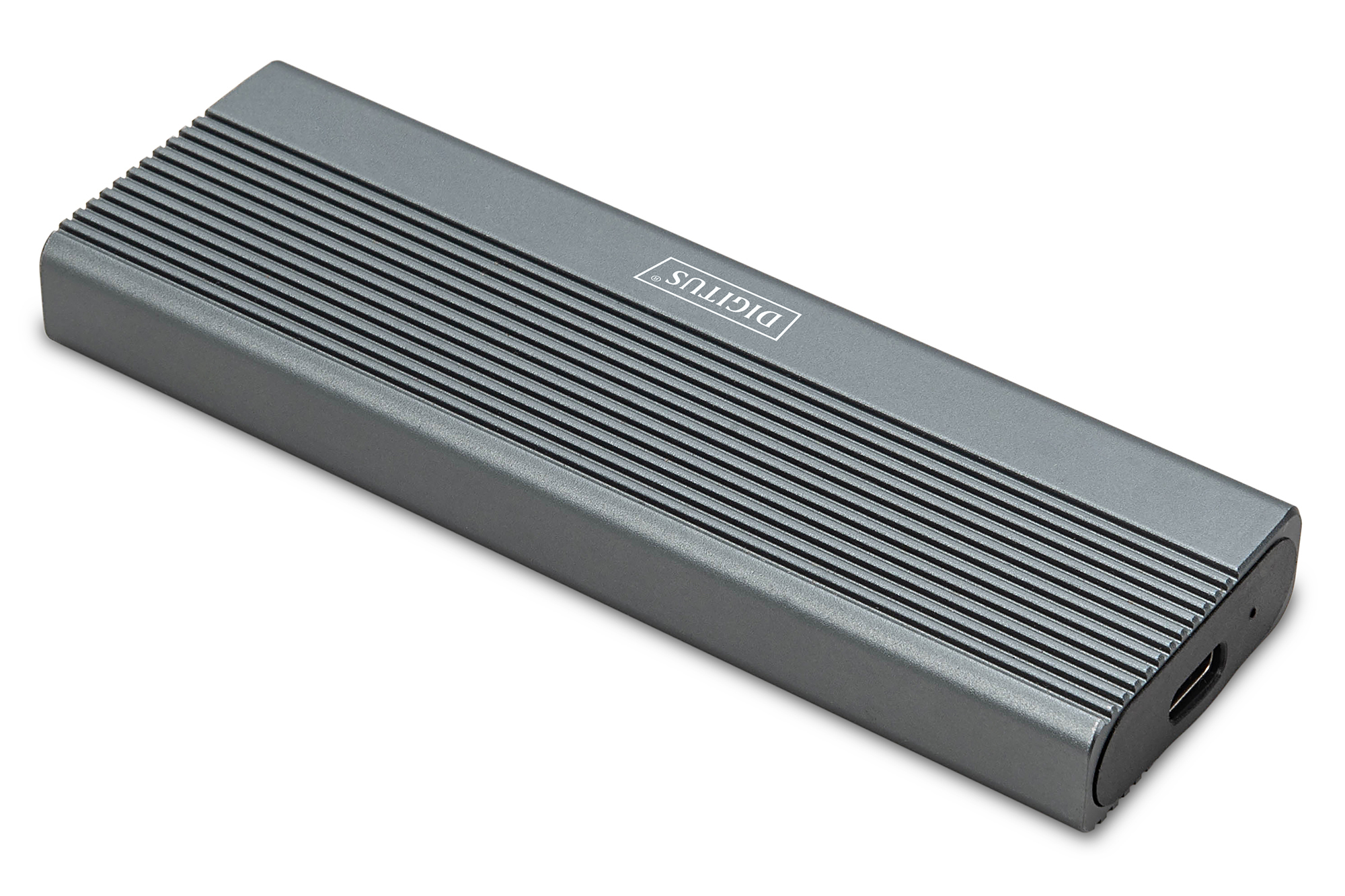 USB M.2 harde schijf behuizing, SSD, extern, NVMe , 10Gbps, USB 3.1 Gen2, aluminium, zonder gereedschap - Afbeelding 2