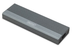 USB M.2 harde schijf behuizing, SSD, extern, SATA, 6Gbps, USB 3.1 Gen2, aluminium, zonder gereedschap