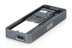 USB M.2 harde schijf behuizing, SSD, extern, NVMe , 20Gbps, USB 3.2 Gen2x2, aluminium, incl. montagemateriaal - Afbeelding 4