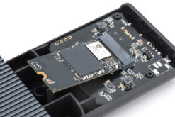 USB M.2-behuizing voor harde schijf, SSD, extern, NVMe, 40Gbps, USB 4.0, aluminium, zonder gereedschap - Afbeelding 5