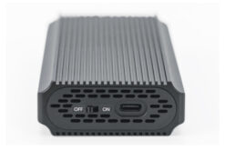 USB M.2-behuizing voor harde schijf, SSD, extern, NVMe, 40Gbps, USB 4.0, aluminium, zonder gereedschap - Afbeelding 4