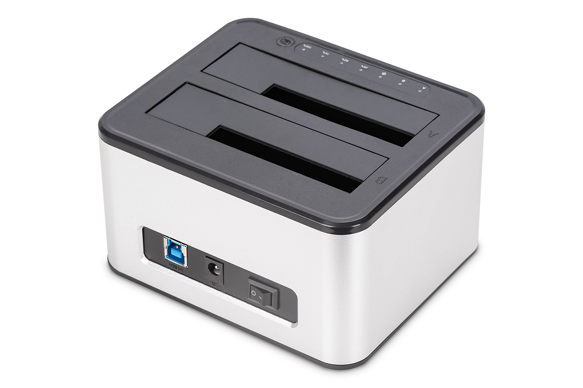 USB 3.0 dubbel SATA HDD docking station 2,5"/ 3,5 - Afbeelding 2