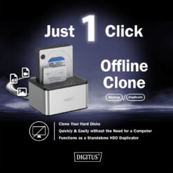USB 3.0 dubbel SATA HDD docking station 2,5"/ 3,5 - Afbeelding 10