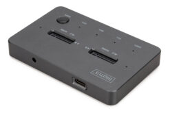 Alternative view of NVMe kloonstation USB3.1 Gen2 Type-C NVMe M.2 SSD behuizing