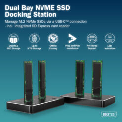 NVMe kloonstation USB3.1 Gen2 Type-C NVMe M.2 SSD behuizing - Afbeelding 8