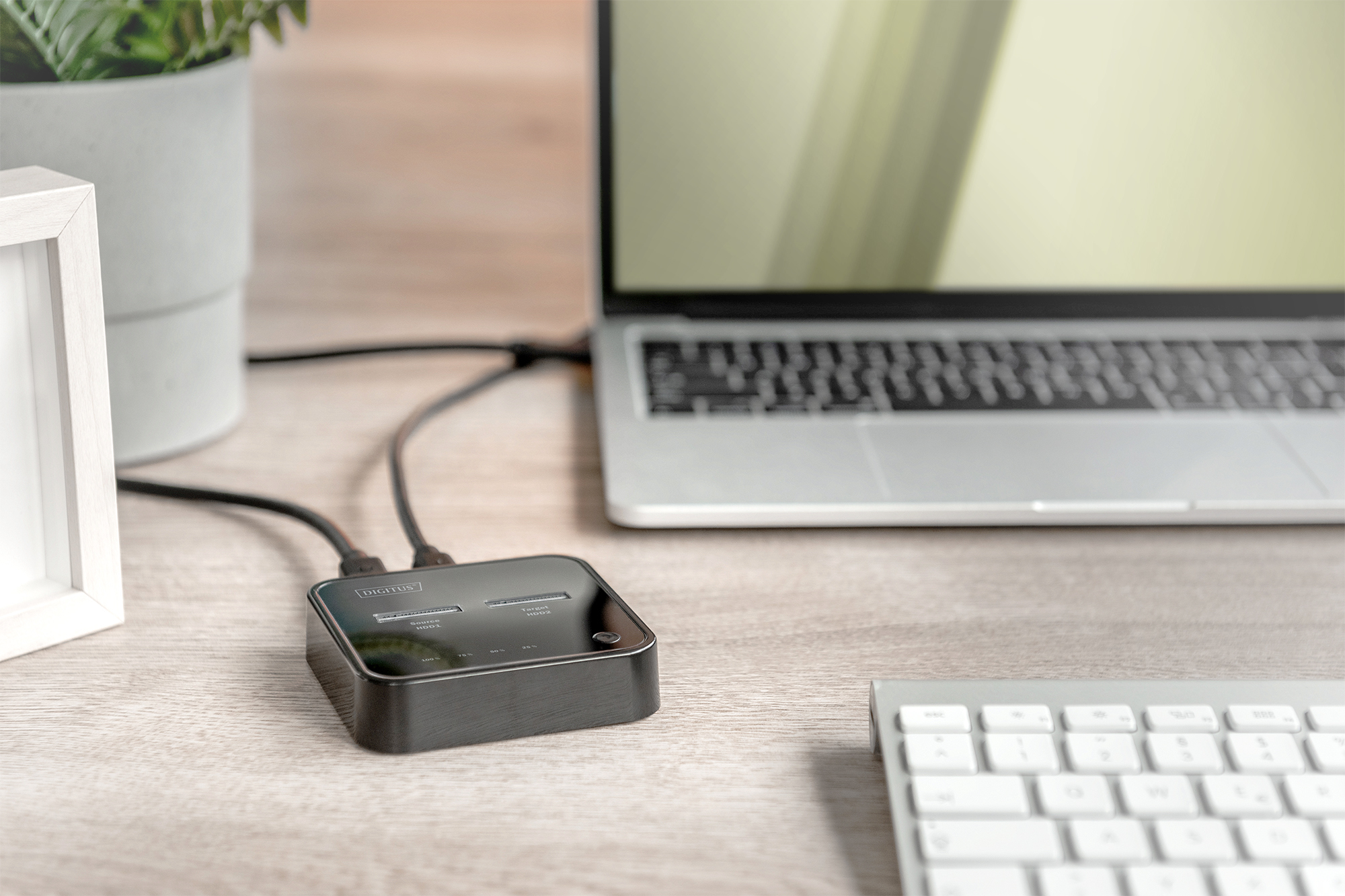 Dual M.2 NVMe SSD dockingstation met offline kloonfunctie, USB-C™ - Afbeelding 5