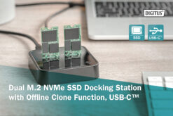 Dual M.2 NVMe SSD dockingstation met offline kloonfunctie, USB-C™ - Afbeelding 7