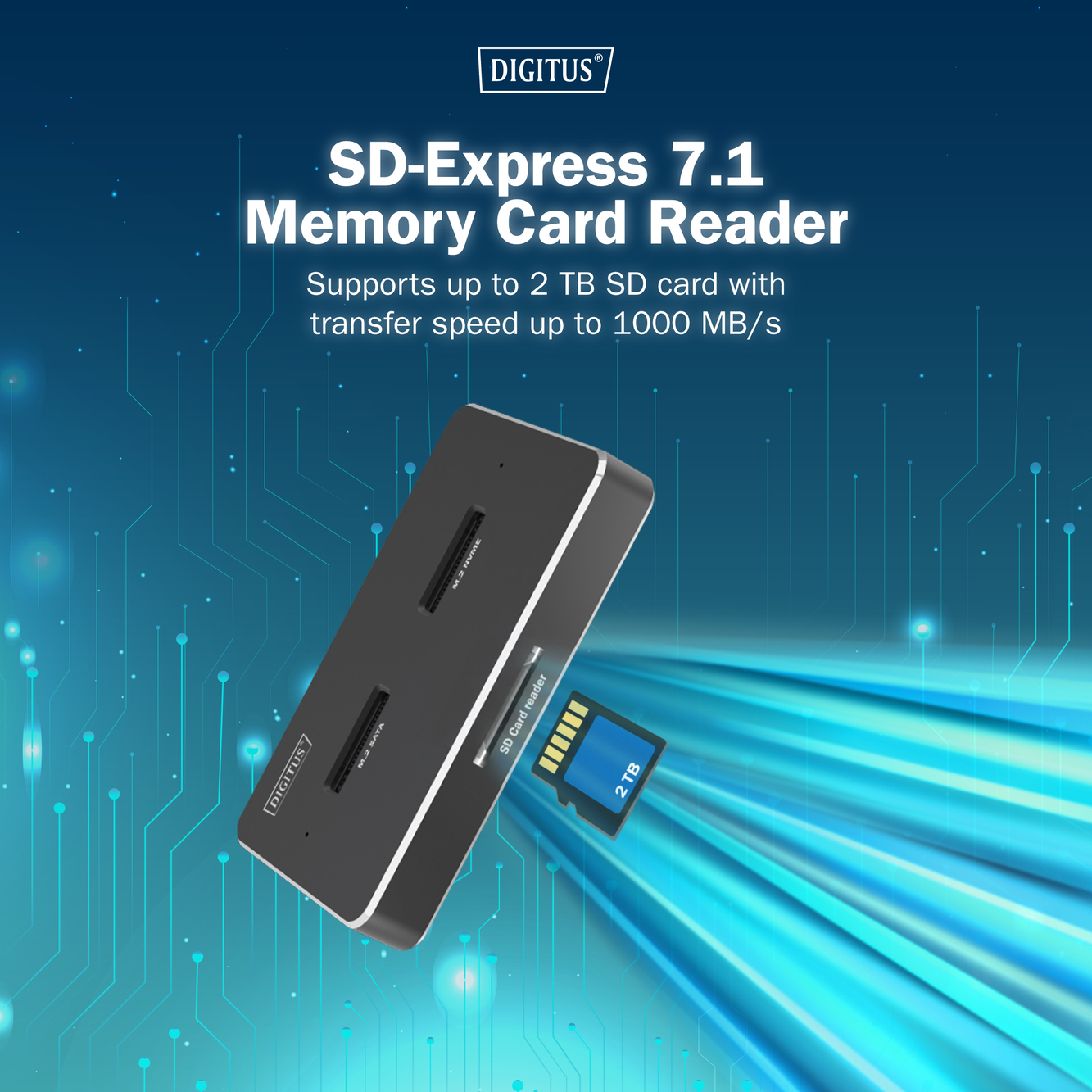 M.2 NVMe + M.2 SATA SSD docking station met SD Express kaartlezer, USB-C™ - Afbeelding 9