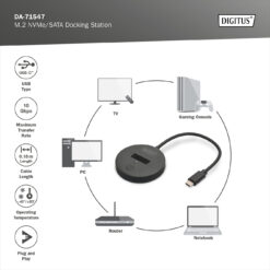 M.2 NVMe/SATA docking station - Afbeelding 8