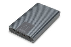 USB M.2 NVMe Clonestation, SSD, NVMe, 20Gbits, USB 3.2 Gen2, aluminium, zonder gereedschap