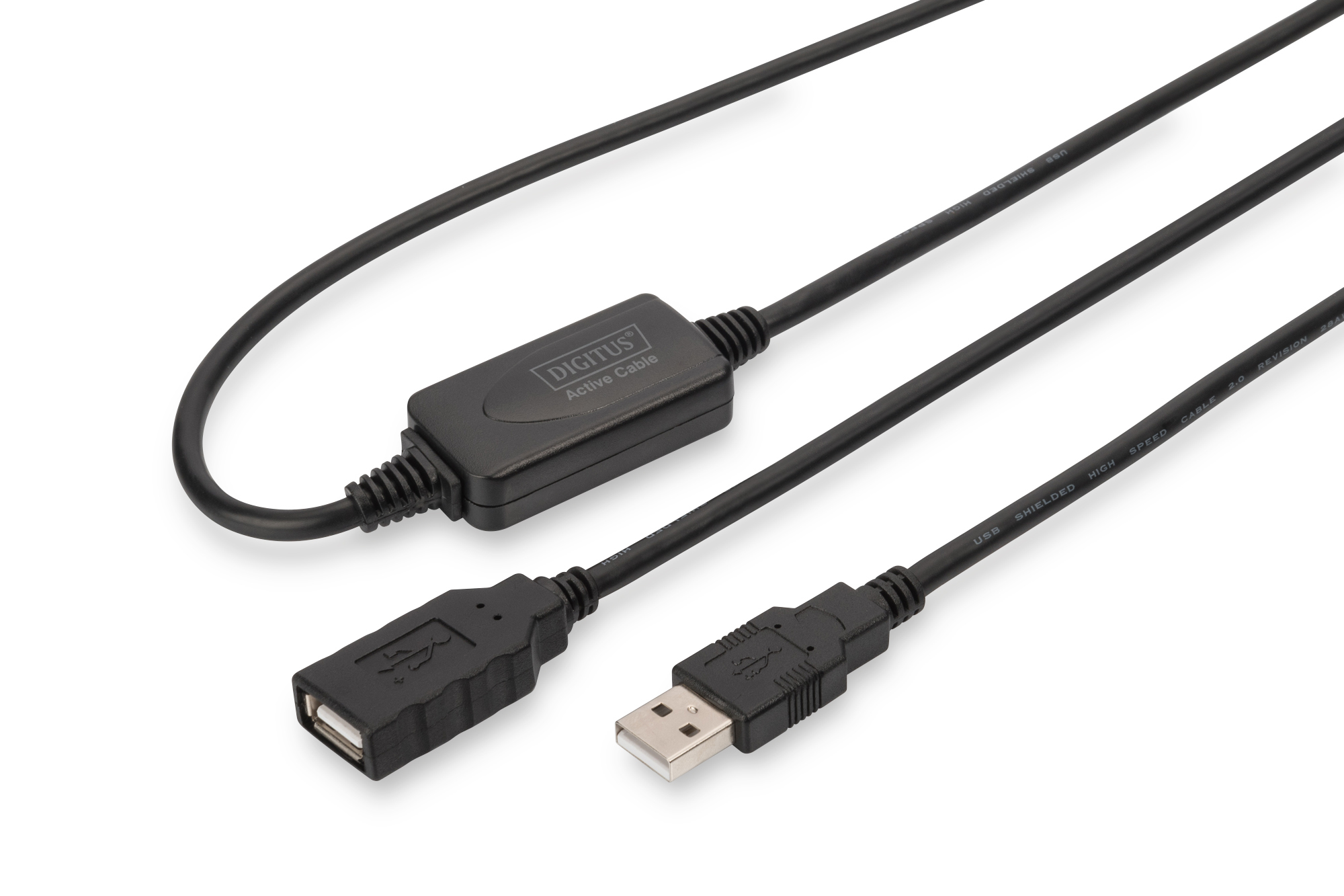 Digitus USB 2.0 actieve verlengkabel