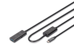 Actieve USB 3.2 Gen1 5G-verlengkabel, USB-C - USB-A, 10 m