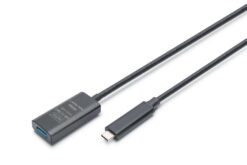 Actieve USB 3.2 Gen2 10G verlengkabel, USB-C - USB-A, 5m