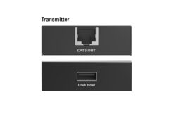 USB 2.0 CAT-verlengkabel, 4 USB-A-poorten, 150 m - Afbeelding 4