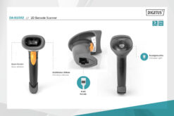 2D-barcodehandscanner, compatibel met QR-codes - Afbeelding 7