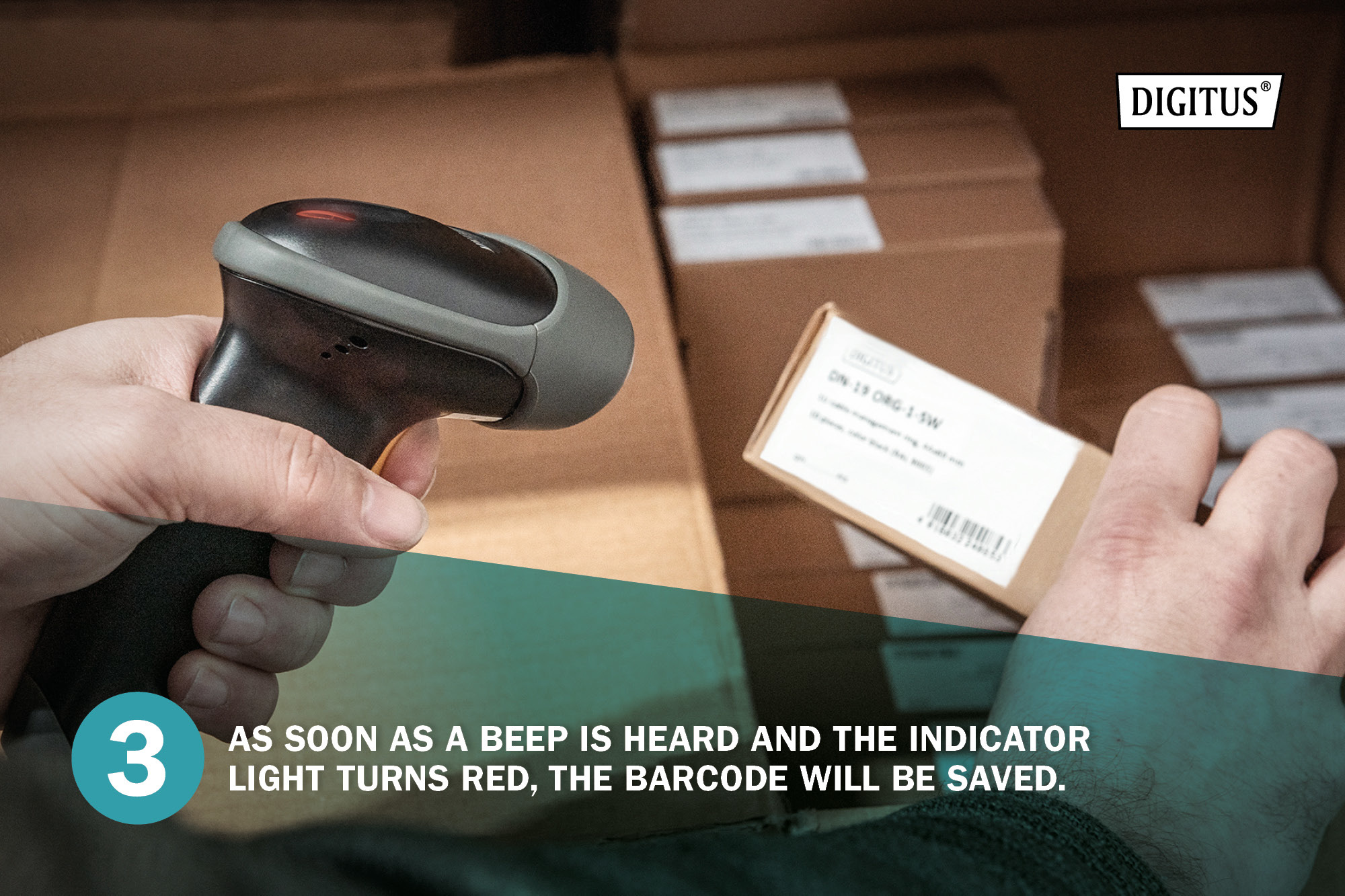 2D barcode handscanner, werkt op batterij, Bluetooth & QR-code compatibel - Afbeelding 8