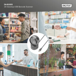 1D 2D desktop USB-barcodescanner, compatibel met QR-code - Afbeelding 7