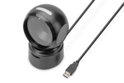 1D 2D desktop USB-barcodescanner, compatibel met QR-code