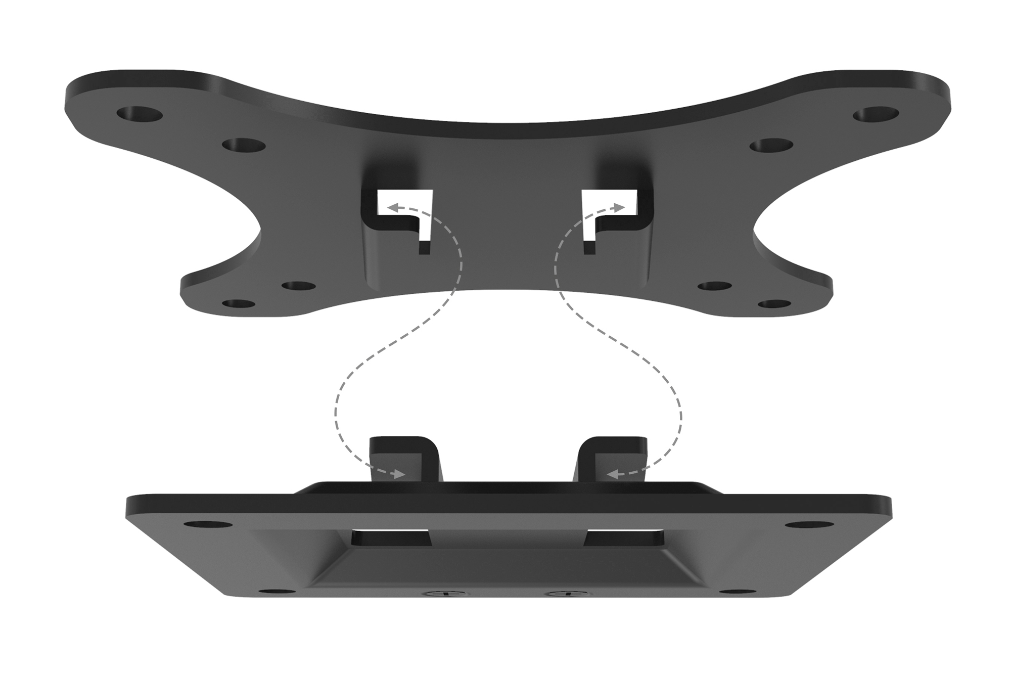 Universele wandhouder voor beeldschermen tot 81cm (32") - Afbeelding 3