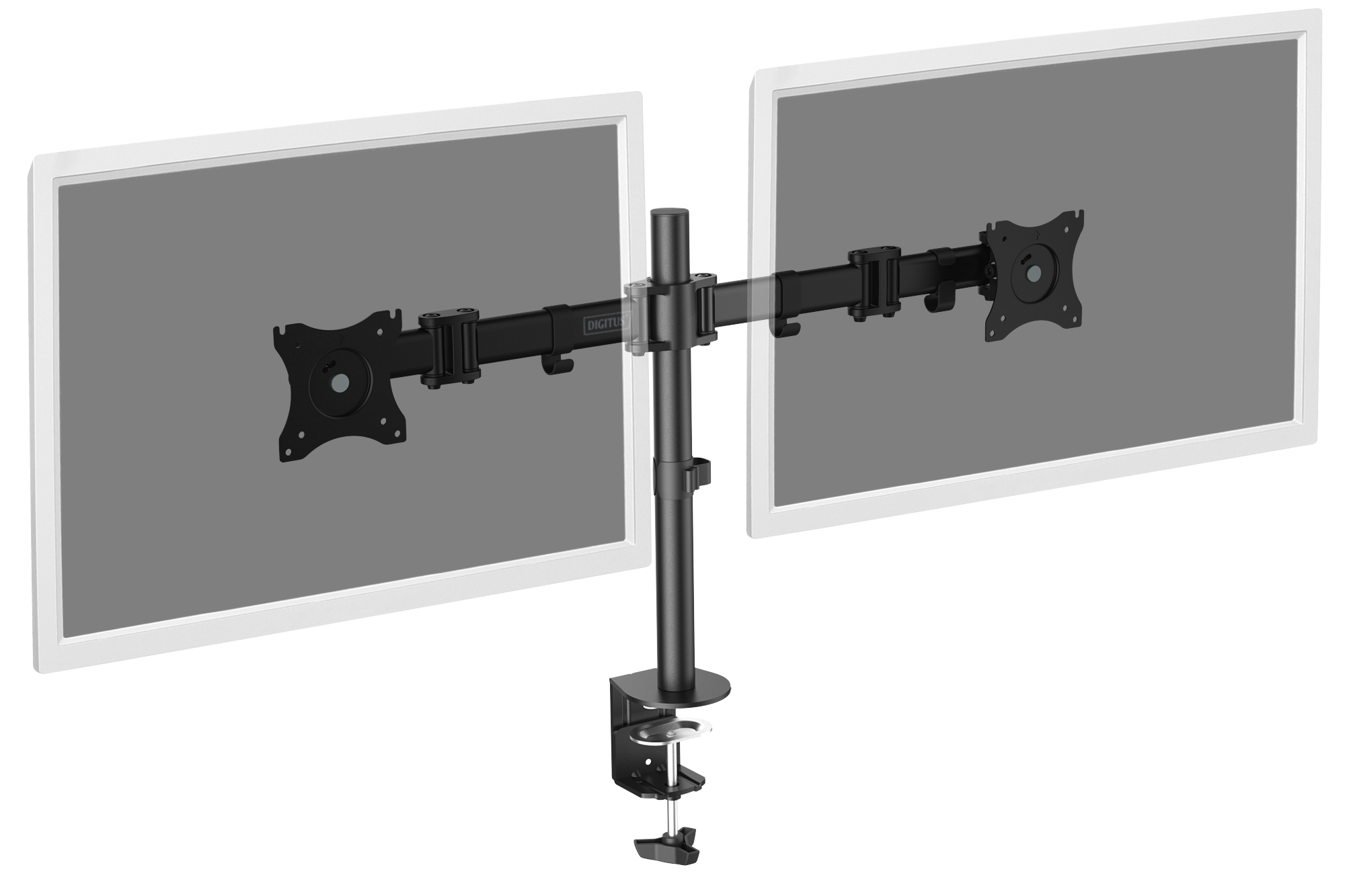 Dubbele monitorbeugel, 2x 27", 2x 8 kg - Afbeelding 3