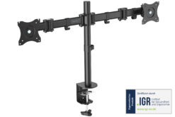 Dubbele monitorbeugel, 2x 27", 2x 8 kg - Afbeelding 4