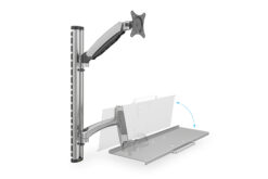 Flexibele werkplek voor wandmontage - Afbeelding 3