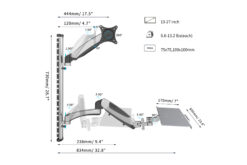 Flexibele werkplek voor wandmontage - Afbeelding 7