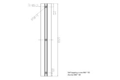 Flexibele werkplek voor wandmontage - Afbeelding 6