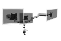 Alternative view of Drievoudige monitorbeugel, 3x 27", 3x 6 kg
