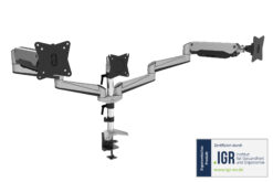 Drievoudige monitorbeugel, 3x 27", 3x 6 kg - Afbeelding 4