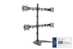 Viervoudige monitorbevestiging, 4x 27", 4x 8 kg - Afbeelding 4