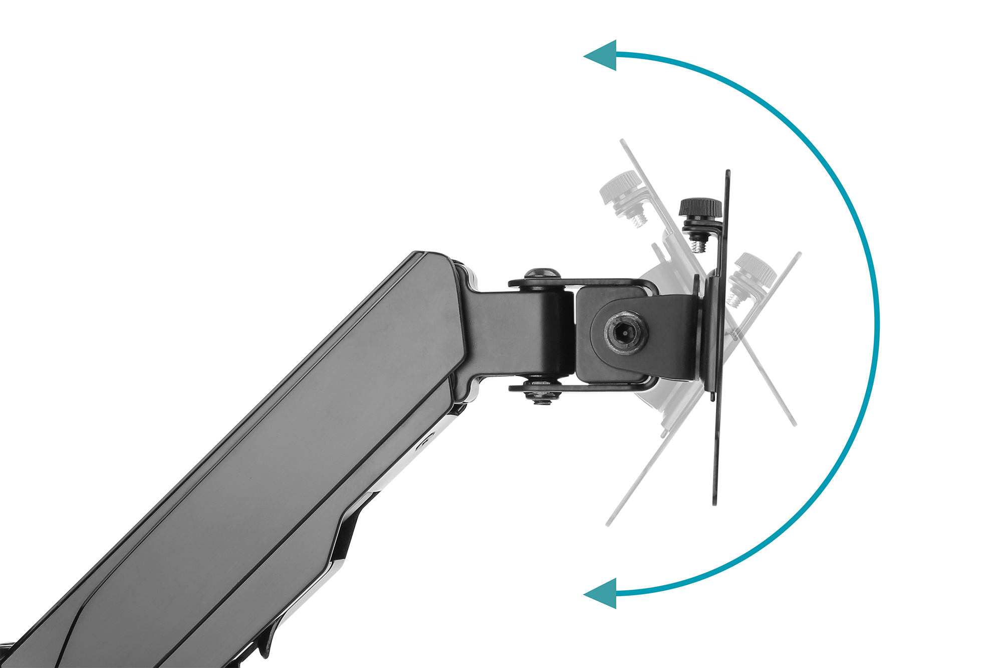 Universele enkele monitorhouder met gasveer, wandmontage - Afbeelding 3